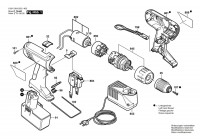 Bosch 0 601 954 520 Gsb 12 Ve-2 Cordless Impact Drill 12 V / Eu Spare Parts